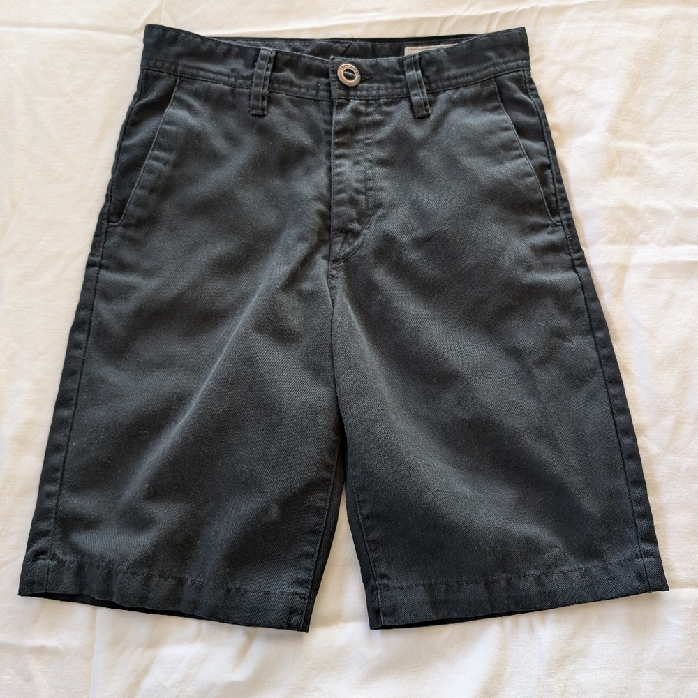 Boys Volcom shorts, black, size 25